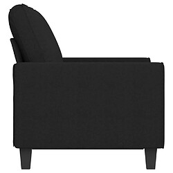 Acheter Maison Chic Canapé à 2 places,Sofa de Salon,Canapé droit Noir 120 cm Tissu -GKD353842