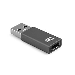 Act Editions ACT AC7375 changeur de genre de câble USB Type-C USB Type-A Gris