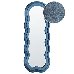 Beliani Miroir LACS 160 cm Bleu