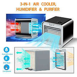 Avis Universal Mini climatiseur portable, humidificateur, refroidisseur d'air, purification de l'espace, grand ventilateur d'air pour le bureau de la maison.