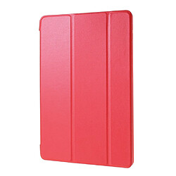 Etui en PU avec support tri-pliure rouge pour Apple iPad 10.2 (2019)