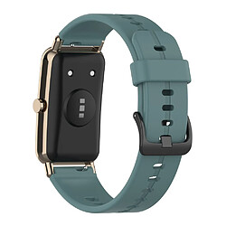 Bracelet en silicone étanche avec boucle, cyan pour votre Huawei Watch Fit Mini