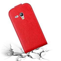 Cadorabo Coque Samsung Galaxy S3 MINI Etui en Rouge pas cher