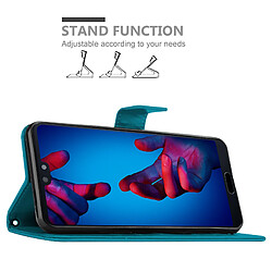 Cadorabo Coque Huawei P20 Etui en Bleu pas cher