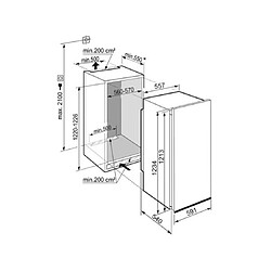 Liebherr Réfrigérateur encastrable 1 porte DRE4101-20