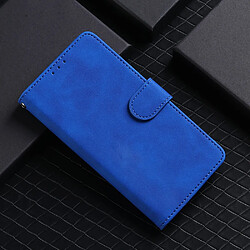 Etui en PU Toucher la peau avec support bleu pour votre Oppo F19 Pro+ 5G/A94 5G