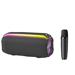 Yonis Enceinte Bluetooth Portable 20W Son HD Design Unique Autonomie 6H Micro Intégré