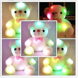 Universal Enregistrement sonore coloré ours lumineux - jouet en peluche éclatant