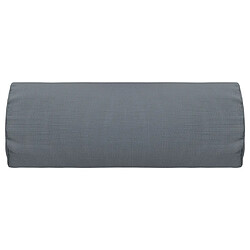 vidaXL Appui-tête de chaise longue Gris 40x7,5x15 cm Textilène