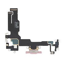 Avis Avizar Clappio Connecteur de Charge pour Apple iPhone 15, Port USB C + Microphone Rose Poudré