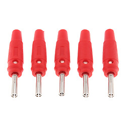 10 pièces Sondes D’essai 4 mm Souder pour Fiche de Banane Rouge + Noir