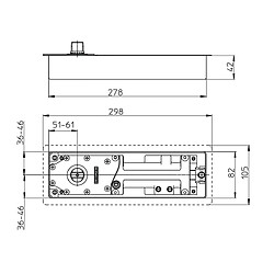 Geze PIVOT TS 500 EN3 FORCE FIXE SS AR