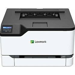 Lexmark C3326DW Farblaser (WLAN, LAN, bis zu 24 S./Min., autom. beidseitiger Druck) schwarz/grau 