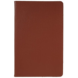 Etui en PU anti-chocs avec support pour votre Lenovo Tab P11 Pro Gen 2 - marron