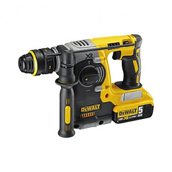 MARTEAU ELECTRONEUMATIQUE BRUSHLESS XR 18V SDS-PLUS QCC 3 MODES + 2 BATTERIES LI-ION x 5Ah AVEC COFFRET DEWALT