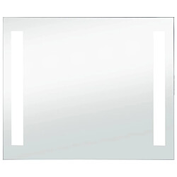 Maison Chic Miroir mural à LED, Miroir murale de salle de Bain 60x50 cm -MN79811