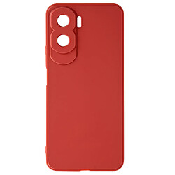 Avizar Coque pour Honor 90 Lite Silicone Soft Touch Mate Anti-trace Rouge