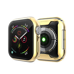 Avis Wewoo Coque en TPU plaqué pleine couverture pour Apple Watch série 4 40 mm (or)