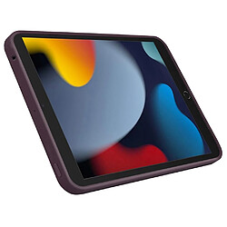 Coque en silicone antichoc violet foncé pour votre iPad 10.2 (2021)/(2020)/(2019)