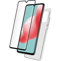 Bigben Pack pour Samsung Galaxy A41 Coque Transparente + Verre trempé