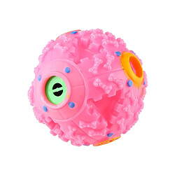 Avis Wewoo Jouet pour Animaux rose familiers Squeaky Giggle Charlatan son d'entraînement à mâcher Ball, Taille: M, Ball Diamètre: 9.2cm Distributeur d'aliments