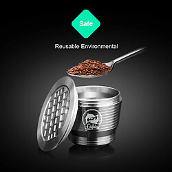 Universal Multi graisse trou carré matériel capsule encastrée filtre cups en acier inoxydable de qualité alimentaire pas cher