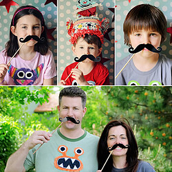 Avis Universal 58 pièces/lot d'accessoires colorés sur le stand photo bâton moustache pour un mariage intéressant