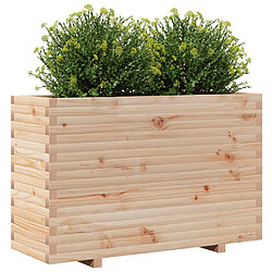 Avis vidaXL Jardinière 110x40x72,5 cm bois de pin massif