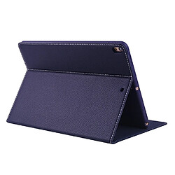 Wewoo Coque Pour iPad Pro 10,5 pouces GEBEI PU + TPU Etui de protection à rabat avec support et fentes cartes Bleu