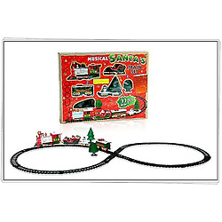 Universal Traine d'arbre de Noël ensemble Polar Toy Toddler Electric Whistle Train Track Village