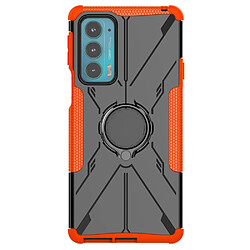 Coque en TPU anti-rayures avec béquille pour votre Motorola Edge 20 - orange