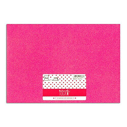 TOGA Flex thermocollant à paillettes - Rose fluo - 30 x 21 cm