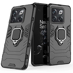 Htdmobiles Coque pour OnePlus 10T 5G - housse etui rigide anti choc + verre trempe - NOIR