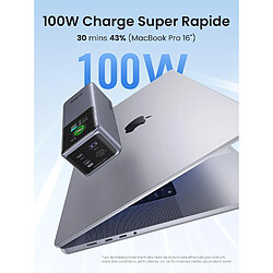 SANAG Nexode Batterie Externe 20000Mah 130W Power Bank Usb C Charge Rapide De 3 Ports Pd Qc 3.0 Écran Numérique Compatible Avec Iphone 16 Plus Pro 15 Galaxy S24 Ultra Macbook Pro Air Ipad Pro