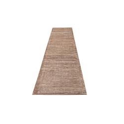 Avis Vidal Tapis de couloir en laine 404x81 brun Darya