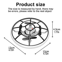 Universal RC Mini UFO Drone Pocket portable Helicopter(Argent) pas cher