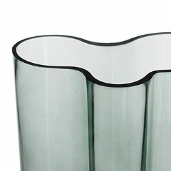 BigBuy Home Vase Bleu Verre 15 x 9 x 20,5 cm