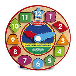 Melissa & Doug - 18593 - Jeu De Société Educatif - Horloge De Tri De Formes