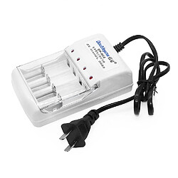 Universal Chargeur de batterie pratique à quatre emplacements pour batterie rechargeable aa & aaa li-ion