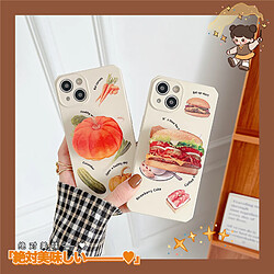 GUPBOO Étui pour iPhone13 Burger Stand Phone Case Idées de citrouille