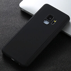 Wewoo Coque noir pour Samsung Galaxy S9 givré PC dur entièrement enveloppé housse de protection