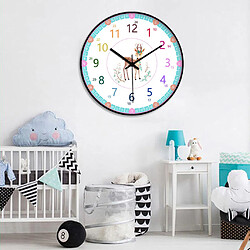 horloge murale enfants salle de classe chambres salon