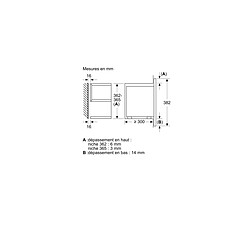 Micro-ondes solo encastrable 21l 900w noir - BFL7221B1 - BOSCH pas cher