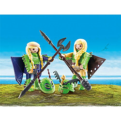 Avis Playmobil® Dragons - Kranedur et Kognedur en combinaison de vol