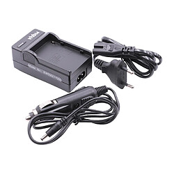 Vhbw CHARGEUR SECTEUR 220V + VOITURE 12V pour BATTERIE CANON BP-911, BP-915, BP-924, BP-927, BP-930, BP-941, BP-945, BP-950, BP-950G, BP-970, BP-970G