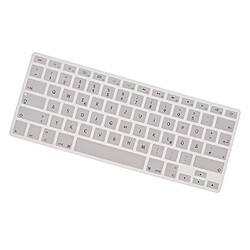 Film de protection pour clavier allemand phonétique pour Macbook 13/15 pouces blanc pas cher