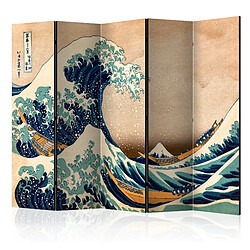 Artgeist Paravent - Hokusai: The Great Wave off Kanagawa (Reproduction) II [Room Dividers] [225x172]