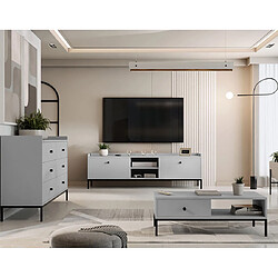 Bestmobilier Filipo - meuble TV - 180 cm pas cher