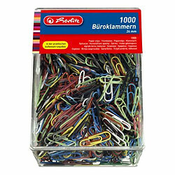 Herlitz 8859134 Boîte de 1000 trombones de bureau 26 mm (Import Allemagne)