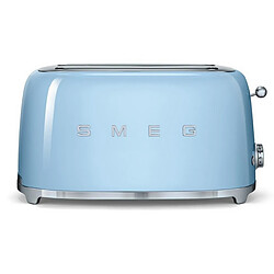 Grille-pains 2 fentes 1500w bleu azur - tsf02pbeu - SMEG